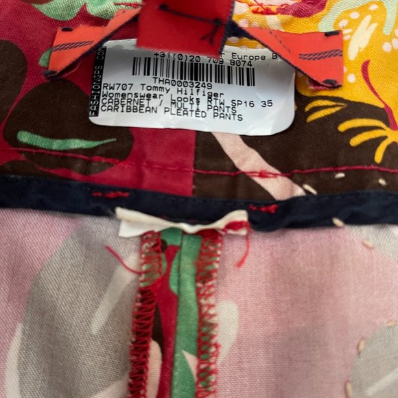 HILFIGER COLLECTION Carribean Pleated Pants with Hand Embroidery - RARE - Picture 5 of 16